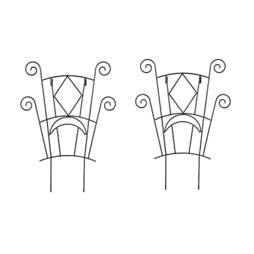 BlesConi Metall-Pflanzen-Rankgitter-Set, stapelbarer Gartenstützrahmen, für Ranken, Blumen (3) von BlesConi