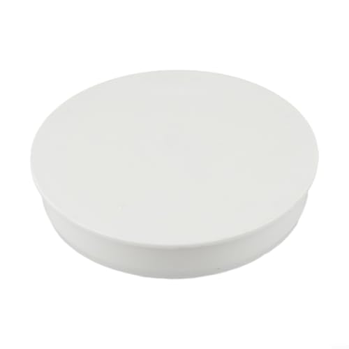 BlesConi Verdickte PVC-Rohr-Endkappe, Abflussschutzabdeckung, Wasserstop-Blockierkappe für Abwasserrohre, weißer Rohrschutz (75 mm) von BlesConi