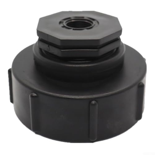 BlesConi Wassertank IBC Container Adapter S100x8 Reduzierverschraubung Innengewinde Anschluss für Regenwassersammelsystem von BlesConi