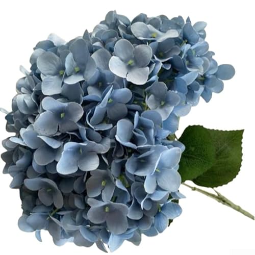 Blumenstrauß mit 5 Köpfen für elegante Hochzeiten und Heim-Styling, verschönert Ihr Dekor (blau) von BlesConi