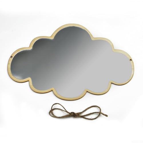 Charming Cloud Shaped Mirror Stickers for Personalized Wall Ornamentation von BlesConi