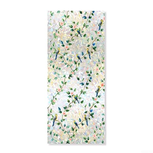 Dekorative statische Glasfolie für Fenster, bunte Sichtschutzlösung mit UV-Schutz (B) von BlesConi