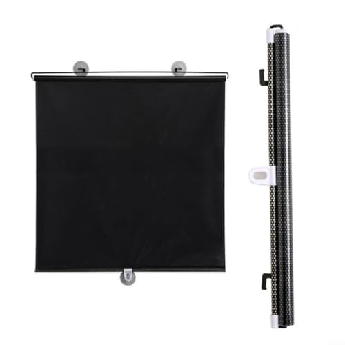 Einziehbarer Sonnenschutz mit Saugnapf für Büro und Auto, PVC-Material, einfach zu montieren, ohne Wandschäden, zuverlässige Sonnenschutzlösung (Nr. 1) von BlesConi