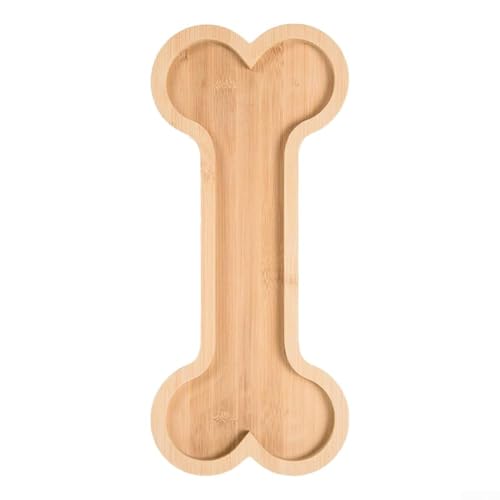 Einzigartiges Serviertablett aus Holz mit Hundeknochen-Design für eine charmante Tischdekoration von BlesConi