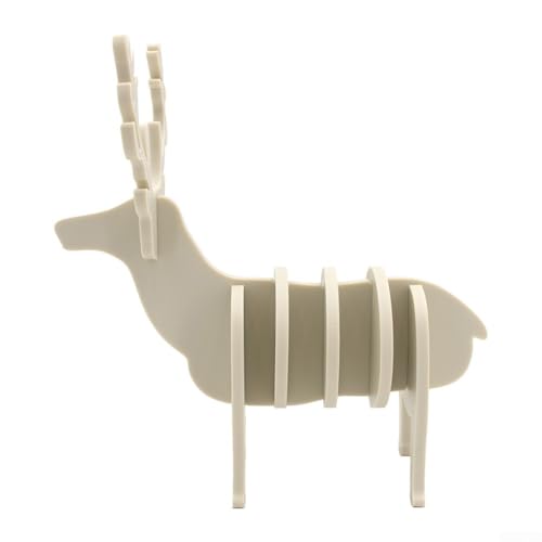 Elch-Silikon-Untersetzer sicher, geruchlos und rutschfest für den täglichen Gebrauch in Ihrem Zuhause (beige) von BlesConi