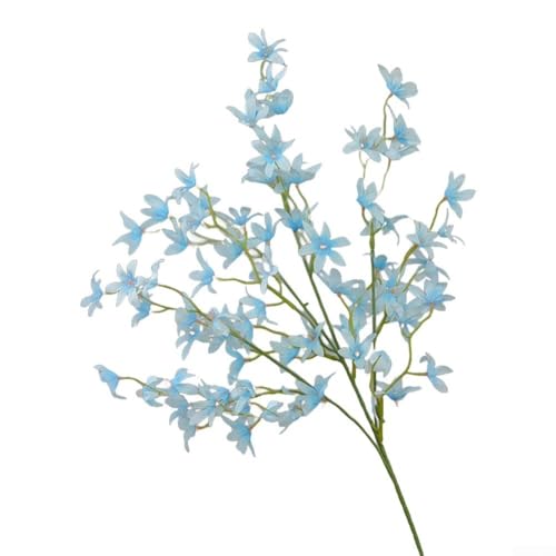 Elegante künstliche tanzende Orchidee für Hochzeit und Wohnzimmer Dekoration (blau) von BlesConi