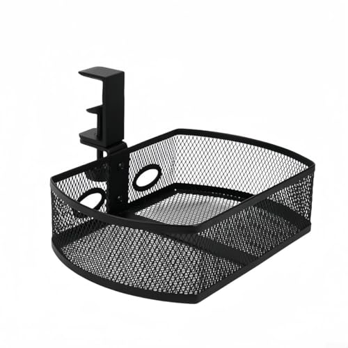 Funktionales Design unter dem Schreibtisch Organizer mit drehbarer Schublade und zuverlässiger Becherhalterung (A) von BlesConi
