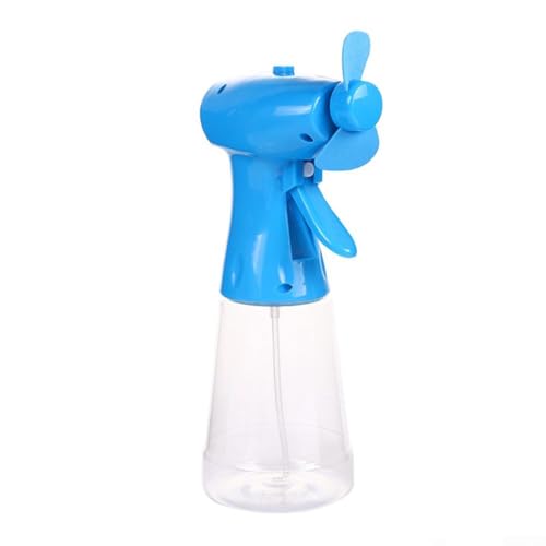 Genießen Sie eine erfrischende Brise mit tragbarem Wassersprühventilator, Blau von BlesConi