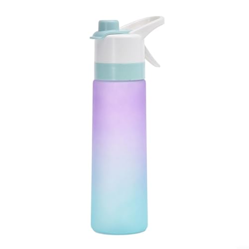 Große 700-ml-Wasserflasche für Outdoor-Aktivitäten mit einfachem Tragegriff (lila) von BlesConi