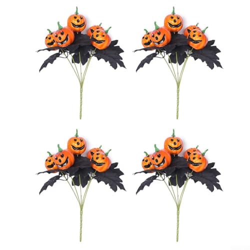 Halloween-Blumenstrauß aus künstlichen Blumen mit Ahornblättern und Rosen (A) von BlesConi