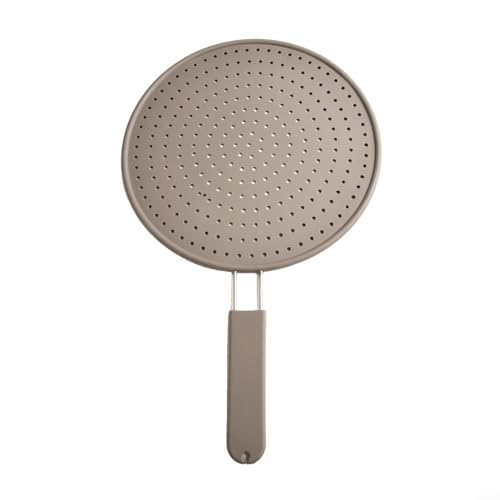 Hitzebeständiger Spritzschutz aus Silikon mit Sieb, 28 cm, Mehrzweck-Küchenwerkzeug von BlesConi