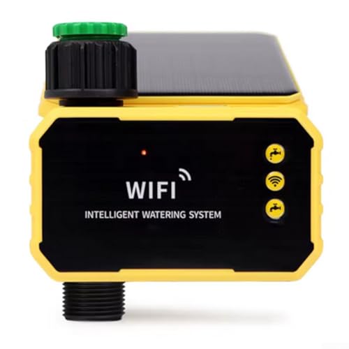Intelligenter Bewässerungs-Timer mit WLAN und Regensensor, 12 Steckdosen für individuelle Gartenpflege (1 Steckdose) von BlesConi