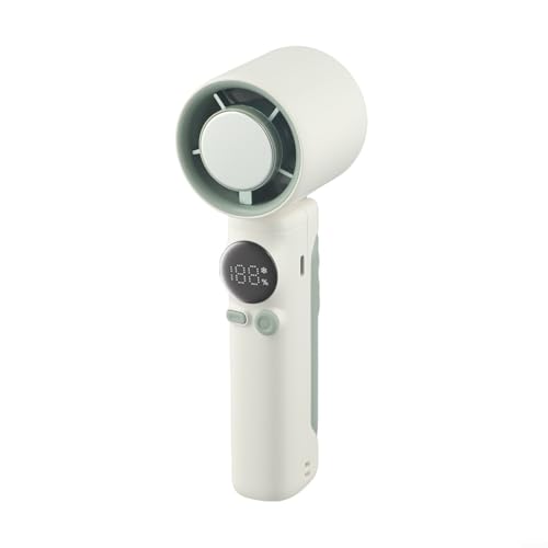 Kabelloser Handventilator mit Turbolader für verbesserte Luftzirkulation auf Reisen (beige) von BlesConi