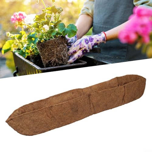 Kokosfaser-Auskleidung zum Aufhängen von Blumenkörben speichert Feuchtigkeit für gedeihende Pflanzen (76,2 cm) von BlesConi