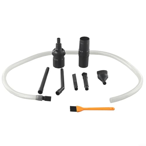 Kompaktes 9-teiliges Reinigungswerkzeug-Set für Staubsauger, ideal zum Abstauben von Tastaturen, Bücherregalen und Sofas Kompaktes 9-teiliges Reinigungswerkzeug-Set für Staubsauger, ideal zum Abstauben von Tastaturen, Bücherregalen und Sofas von BlesConi