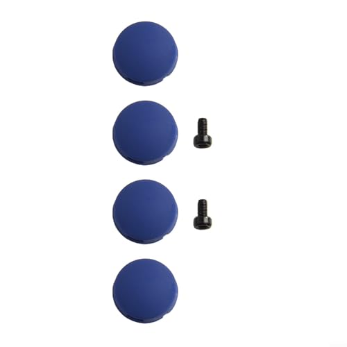 Komplettes Türklingelknopf-Set, 2 Sets, 4 Silikonabdeckungen, 2 Metallschrauben für die Reparatur von Pro-Funktionen von BlesConi