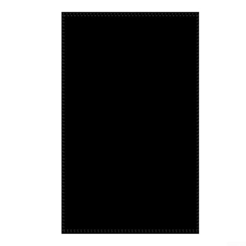 Kopfstützenbezug aus Kunstleder mit rutschfester Funktion, schützt Möbel vor Flecken und Verschütten, perfekt für Haushalte mit Haustieren (schwarz) von BlesConi