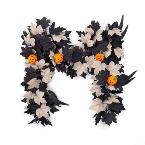 Künstliche Blattdekoration aus Kunststoff für Halloween, Wandmontage, perfekt für die Verbesserung der Herbst- und Herbstdekoration auf Kaminsims und Tischen Künstliche Blattdekoration aus Kunststoff für Halloween, Wandmontage, perfekt für die Verbesserung der Herbst- und Herbstdekoration auf Kaminsims und Tischen von BlesConi