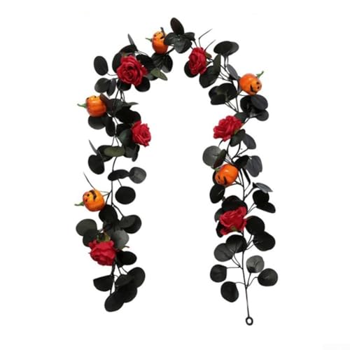 Künstliche Rattan-Ranken-Dekoration für Halloween, flexibel, 175 cm, für kreative Displays (B) von BlesConi