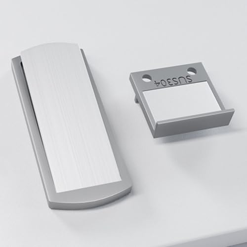 Magnetische Türstopper, unsichtbare Halterung für verschiedene Türtypen, einfach zu bedienendes Türmanagement (Grau) von BlesConi