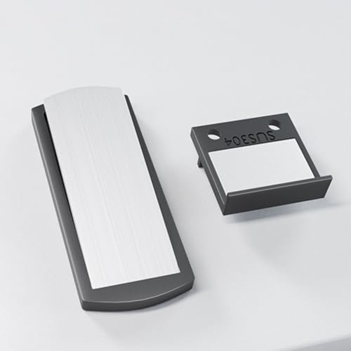 Magnetische Türstopper, unsichtbare Halterung für verschiedene Türtypen, einfach zu bedienendes Türmanagement (schwarz) von BlesConi