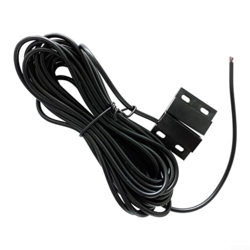 Magnetischer Reed-Schalter, normalerweise geschlossen, wasserdichter Tür- und Fenstersensor für den Einsatz mit Glas-, Holz- und Eisentüren in Sicherheitssystemen (ohne Stecker) von BlesConi