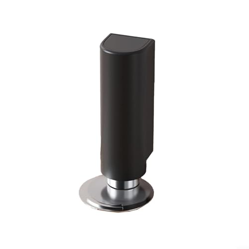 Magnetisierter Türstopper aus hochwertigem Edelstahl, reduziert Lärm und erhöht die Sicherheit (schwarz) von BlesConi