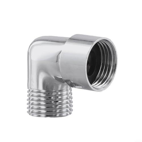 Messing Handbrause Adapter 90 Grad für nahtlose Brauseschlauchverbindung mit Unterlegscheibe Messing Handbrause Adapter 90 Grad für nahtlose Brauseschlauchverbindung mit Unterlegscheibe von BlesConi