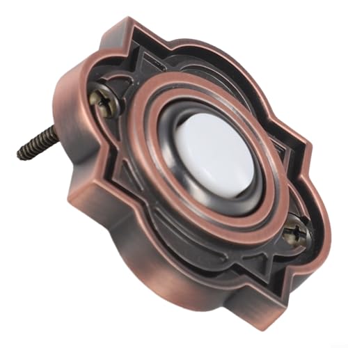 Metall-Türklingel-Druckknopf, DC 1224 V, mit kabelgebundener Installation und LED-Lichtfunktion für Sichtbarkeit und Wetterbeständigkeit von BlesConi