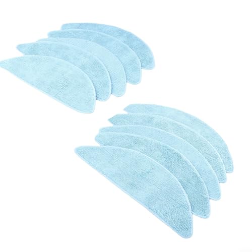 Mikrofaser-Wischmopp-Set für Tesvor S5 und S5 Max Roboter, 4/10 Stück, kompatibles Reinigungszubehör (10 Stück) von BlesConi