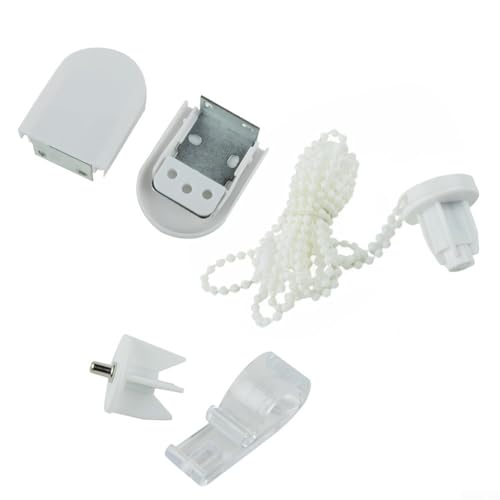 Montageset für Rollos, 25 mm, mit Halterungen, langer Perlenkette und Schrauben Montageset für Rollos, 25 mm, mit Halterungen, langer Perlenkette und Schrauben von BlesConi