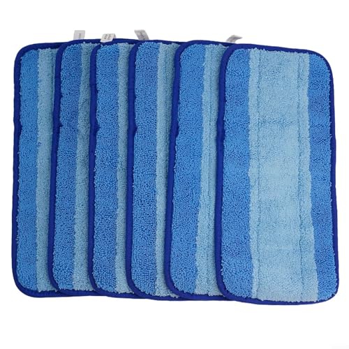 Mühelose Reinigung mit wiederverwendbarem Mikrofaser-Wischmopp für Swiffer für Nassstrahlmopps, 3 oder 6 Stück (6 Stück) von BlesConi