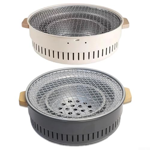Outdoor Camping Holzofen Effizienter Holzkohlegrill mit rauchfreiem Design (schwarz) von BlesConi