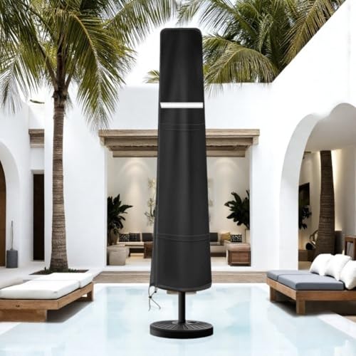 Outdoor Patio Umbrella Cover with Waterproof 210D Oxford Fabric for Weather Protection and Wind Resistance Patio Umbrella Protector (160 * 62 * 62cm) von BlesConi