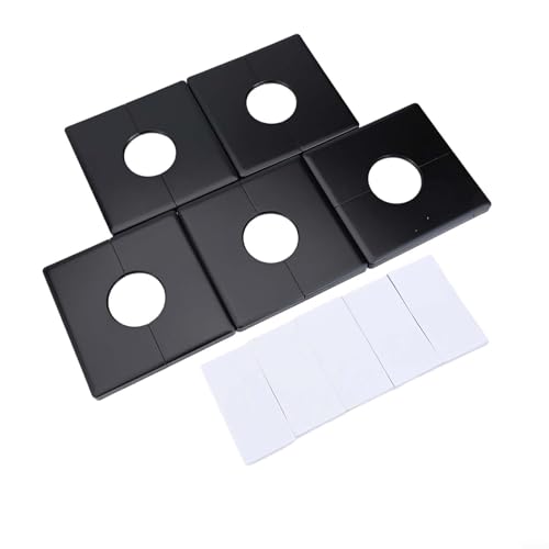 Quadratische Rohrwandabdeckungen für dekorative Ästhetik, mit zum Kaschieren freiliegender Rohre (32mm) von BlesConi