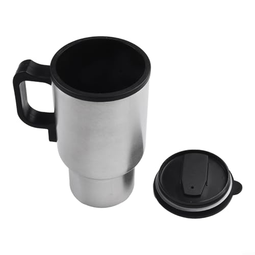 Reise-Kaffeetasse, 450 ml, elektrischer Warmwasserbereiter, Becher mit Silikon-versiegeltem Deckel für sichere Verwendung von BlesConi