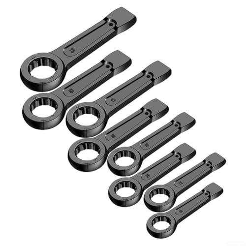 Robuster 12-Punkt-Mutterschlüssel, robuster Schraubenschlüssel für Autoreparatur, geschmiedet aus hochwertigem Karbonstahl für dauerhafte industrielle und Haushaltswartung, 24, 60 mm (60 mm) von BlesConi