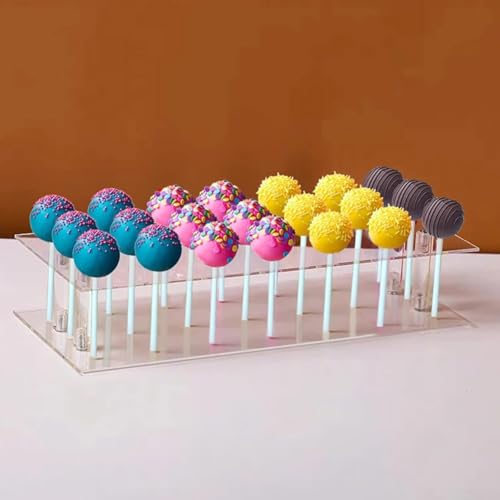 Robuster Kuchenständer mit 21 Löchern, perfekte Lösung zum Präsentieren Ihrer Lieblings-Leckereien (21 Löcher) von BlesConi