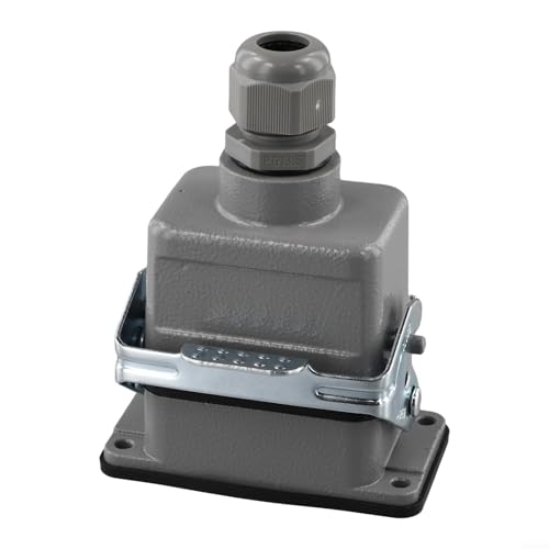 Robuster rechteckiger Steckverbinder mit 6 Pins für sichere Verbindungen in Industriemaschinen (6-adrige Oberlinie) von BlesConi