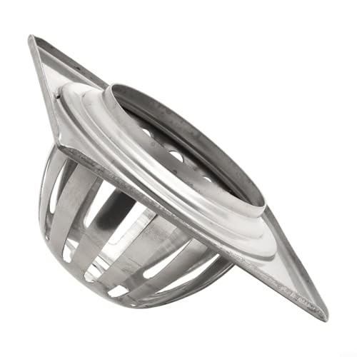 Rostbeständige Dachablaufabdeckung aus Edelstahl, effiziente Verstopfungsverhinderung, mehrere Größen (10,2 cm) von BlesConi
