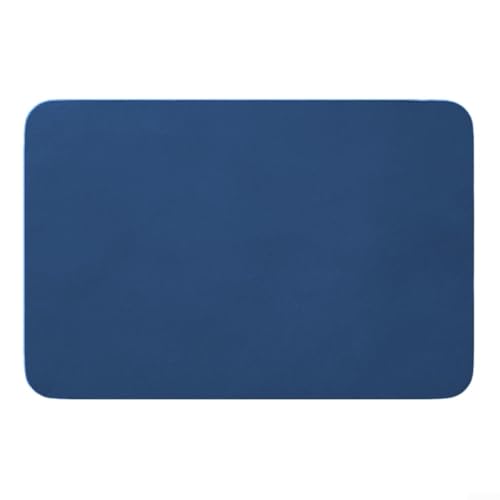 Rutschfeste Kieselgur-Badezimmermatte mit schnell trocknender Funktion für sichere und einfache Verwendung nach der Dusche (blau) von BlesConi