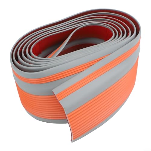 Rutschfester Treppenschutz, 2 m, einfache Installation, mit Material, um Rutschrisiken zu reduzieren (orange) von BlesConi