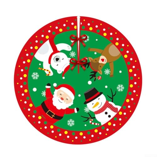 Schaffen Sie eine einladende Atmosphäre mit diesem charmanten Weihnachtsbaum-Rock-Design (02) von BlesConi