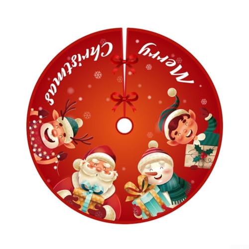 Schaffen Sie eine einladende Atmosphäre mit diesem charmanten Weihnachtsbaum-Rock-Design (04) von BlesConi