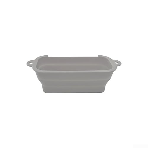 Silikon-Fettauffangschale mit faltbarem Design für mühelose Reinigung nach dem Grillen (grau) von BlesConi