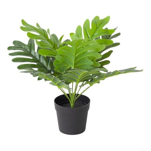 Simulierte Topfpflanze mit realistischen Blättern für Desktop oder Regal Dekoration (A) von BlesConi