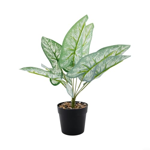 Simulierte Topfpflanze mit realistischen Blättern für Desktop oder Regal Dekoration (E) von BlesConi