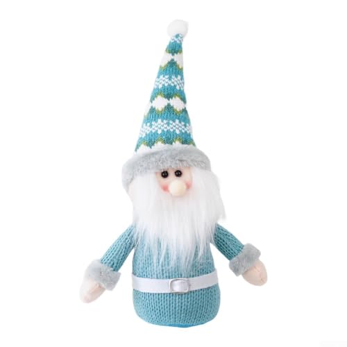 Skandinavischer Zwerg Ornament für festliche Weihnachtsdekoration, handgefertigt aus weichem Polyester für Zuhause, Küche und Bauernhaus-Styling (Weihnachtsmann) von BlesConi