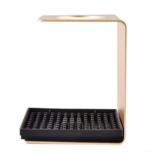 Stabiles Aluminium-Kaffeetropfhalter-Set mit Anti-Rutsch-Funktionen verbessern Ihr Brauerlebnis zu Hause (goldfarben) von BlesConi