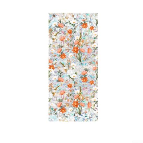 Umweltfreundliche PVC-Fensterfolie mit Blumenmuster, schmutzige Fensterdekorationslösung (B) von BlesConi